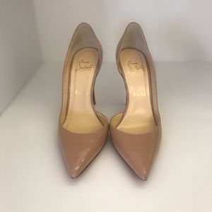 Christian Louboutin Iriza 100 nude size 36.5